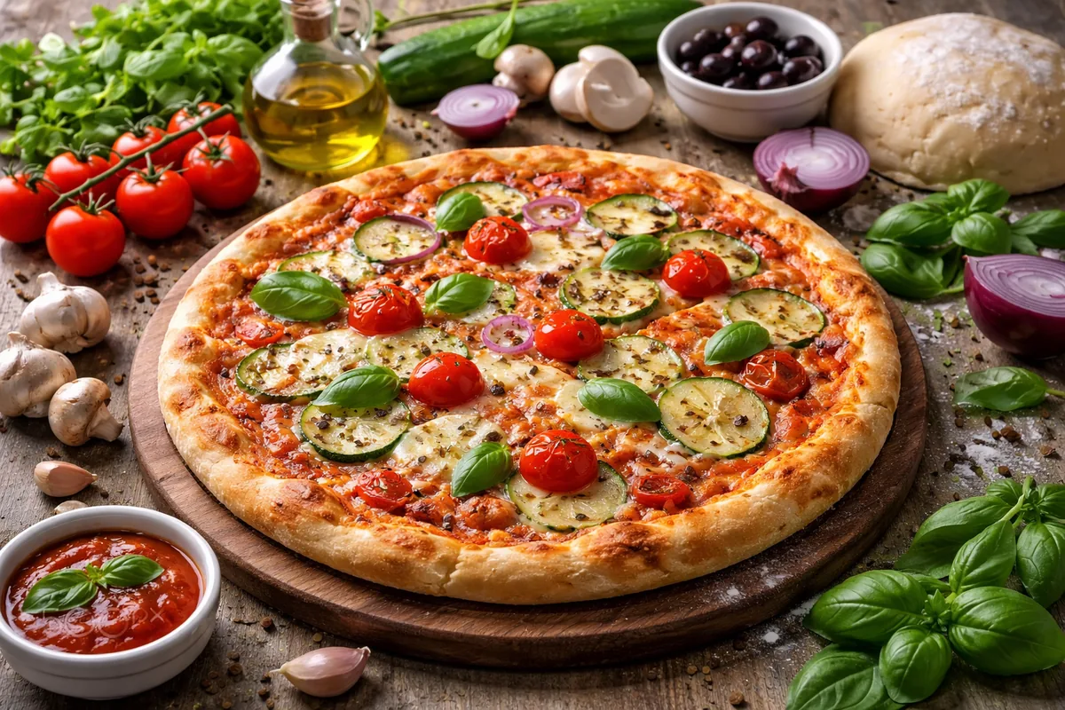 Comment réaliser une pizza maison avec des ingrédients locaux et de saison