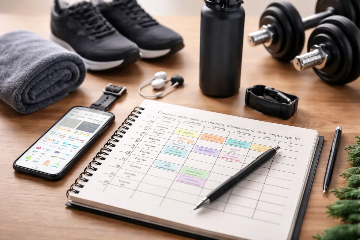 Comment établir un planning d'entraînement adaptable pour chaque sportif